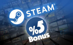 Steam Cüzdan Kodu Alımlarınıza %2 Yerine %5 Bonus!